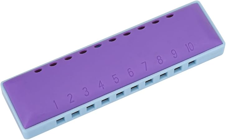 Amazon ハーモニカ おもちゃ ハーモニカ ハーモニカ 子供用10穴 樹脂製 口 臓器 子供 おもちゃ ハーモニカ 子供 ロック ジャズ フォーク ハーモニカ 音楽 双色 紫色 ラッパ 吹奏楽器 おもちゃ