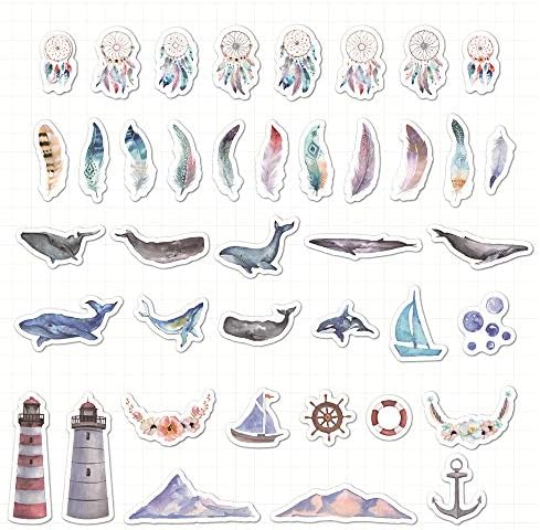 TRENTA 40 PCS Vinyl Decals for Teens,Girls,Adults-Stickers Waterproof(20 Available)