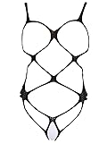 LemonGirl 2PCS Babydolls Fishnet Bodystockings for