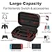 Vikena Deluxe Travel and Storage Case for Nintendo Switch,Game Carrying Case fit for Switch Pro Controller,Switch Console and Accessories,Blackthumb 3
