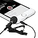 Ultimate Lavalier Microphone for Bloggers and Vloggers Lapel Mic Clip-on Omnidirectional Condenser for iPhone Ipad Samsung Android Windows Smartphones primary