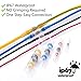 Sopoby 220PCS Solder Seal Wire Connectors - Waterproof Solder Wire Connectors - Heat Shrink Butt Connectors for Boat Truck Stereo Electrical Joint (20Yellow 80Blue 80Red 40White)