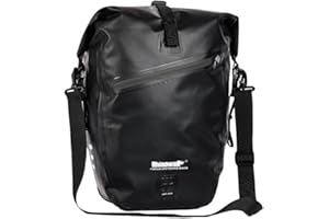 Rhinowalk Bike Bag Waterproof Bike Pannier Bag for Bicycle Cargo Rack Saddle Bag Shoulder Bag Laptop Pannier Rack Bicycle Bag Professional Cycling Accessories