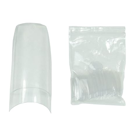 N&BF Nagel Tips Classic Nachfüllbeutel | Nageltip Set 500 Stück klar | Profi Nail Extension flexibel & vielseitig | Nailtips 