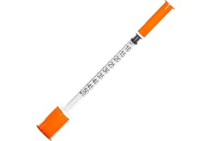 JIBENGAO Syringes 29Ga 0.5cc 1/2"(12.7mm)-Pack of 20