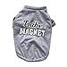 Woaills Hot Sale!!Small Dog Cat Pet Puppy Summer Shirt Clothes Vest T-Shirt (M, Gray)