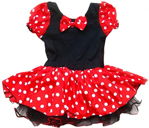 Eyekepper Girls Lovely Polka Dots Mouse Party Costume Tutu Dress with Ear Headband