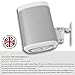 Sound Bass Play 1 Wall Mount, White, Pair, Compatible with Sonos Play:1 Only, Twin Pack, Adjustable Swivel & Tilt Mechanism, 2 Mounting Brackets Includes All Fixings