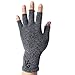 VITAL SALVEO Fingerless Recovery Gloves Stretchy Hands Office Unisex Half Finger Typing Texting Circulation Gloves (Pair)