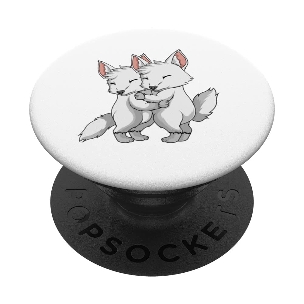 Arctic Fox Kids Girls Women PopSockets Swappable PopGrip