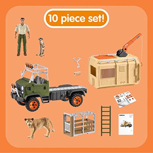 schleich 42475 Großer Truck Tierrettung, für Kinder ab 3 Jahren, Wild Life - Spielset – Bild 4
