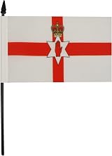 AZ FLAG Northern Ireland Table Flag 4x6 in 10 cm Mini Desk Banner 100% Polyester view 2