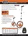 Keson RR318N Contractor Grade Measuring Wheel, Ft. & In., Ft. & In., 12-1/2-Inch Diameter, Orange, Large - Circumference: 3 ft