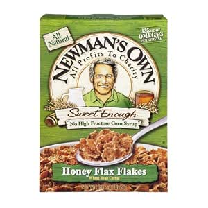 Newman's own all Natural Honey flax flakes cereal (020662005038)