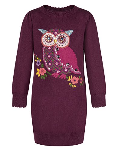 Monsoon Girls Twit Twoo Knitted Dress