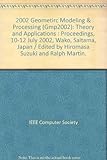 Image de Geometric Modeling and Processing: Theory and Applications 10-12 July 2002 Wako, Saitama, Japan