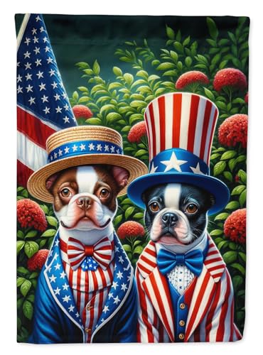 Caroline's Treasures DAC4197GF All American Boston Terrier Garden Flag Mailbox…