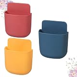 TOPBATHY 3pcs Wall-Mounted Storage Box for Remote Controls & Phones view 8