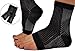 RiptGear Plantar Fasciitis Socks for Women and Men - Ankle Brace with Arch Support - Ankle Compression Sleeve to Reduce Swelling for Foot Pain Relief - (Small) (Black)