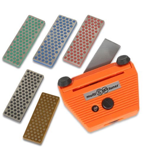 RaceWax Base-Side Bevel File Guide Ski Edge Tool +5 DMT Diamond Stones + File - Thumbnail 3