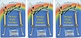 Creative Hobbies Deluxe Plate Display Hangers, Spring Style - Assembled & Ready to Use - Hold 5 to 7 Inch Plates- Gold Wire Spring Type, Hanger Hooks & Nails Included -Pack of 3 Hangers