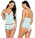 Avidlove Women Lace Lingerie Mesh Pajama Cami Shorts Set Babydoll Chemise