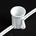 Novelty Lights 25 Foot String Light Set - Indoor/Outdoor Stringer Set for Christmas, Wedding Decor, Patios, & More - C9/E17 Intermediate Base (White Wire, 12
