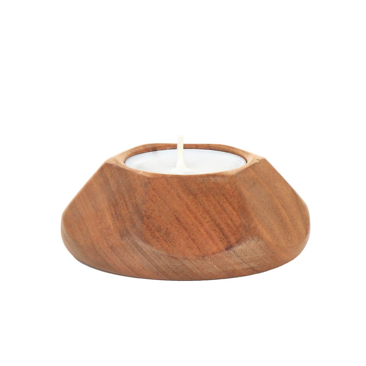 NKlaus Set of 5 wooden tealight holders sweet church decoration candle holder handmade 36406