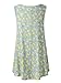 Veranee Women's Sleeveless Swing Tunic Summer Floral Flare Tank Top (L, 6-5)
