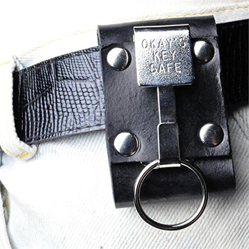 Okay's Key Safe Nickel Top Grain Leather Key Holder
