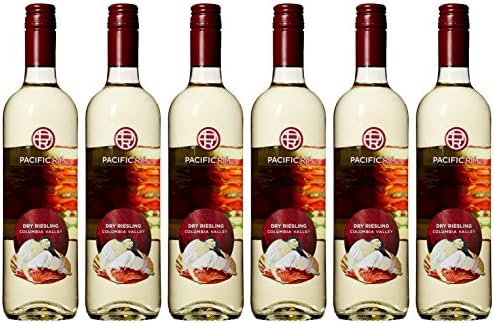 2015 Pacific Rim Columbia Valley Dry Riesling Wine 6 Pack, 6 x 750 mL