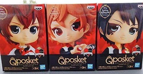 Amazon ツイステ Qposket リドル エース デュース フィギュア キューポスケット 全3種セット フィギュア ドール 通販