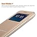 Benuo  Touch Series View Window Folio Flip PU Leather Case Magnetic Closure, Unique Case for iPhone 6 Plus/6S Plus with Stand and Metal Sensor Feature 5.5