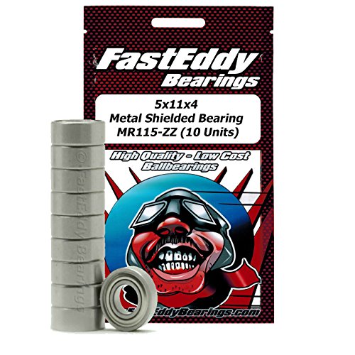 Tamiya 1150 Metal Shielded Replacement Bearing 5X11X4 (10 Units)