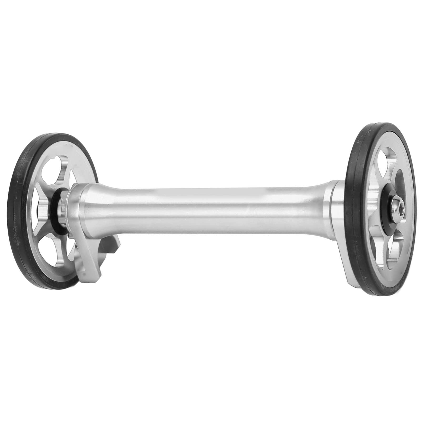 Easy Wheels Extension Bar, Easy Wheel Extension Bar High Strength Lightweight Telescopic Folding Bike Extension Rod for 3sixty(Silver) Bicycles and spare parts