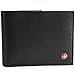 Alpine Swiss Mens RFID Blocking Leather High Capacity Bifold Wallet Black