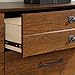 Sauder Carson Forge Dresser, Coffee Oak finish