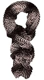 Women's Thick Faux Fur Long Twist Winter Scarf