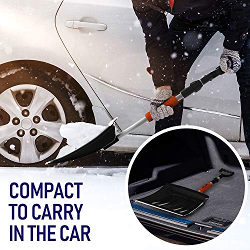 Snow Shovel for Driveway Car Home Garage Portable Folding Snow Shovel