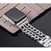 Secbolt Stainless Steel Bands for Apple Watch 42mm iWatch Strap Chain Replacement Wristband for Apple Watch Nike+, Series 3, Series 2, Series 1, Sport, Edition, Silver