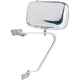 Mirror for Ford Bronco, F150, F250, 1997 F250 HD, F350, chrome, foldaway, Fits LH or RH, Manual