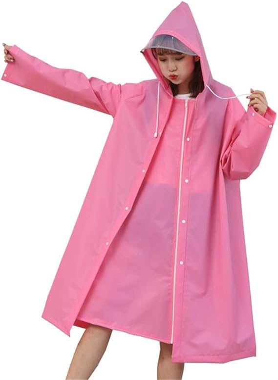 Amazon リングルー レインコート レインポンチョ レディース メンズ ポンチョ フード付き 完全防水 雨具 自転車 男女兼用 Eva 収納袋付き 超軽量 前開き 大きいサイズ ロング ポンチョコート レインウェア アウトドア レインコート ポンチョ 通販