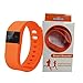 Nicequip Jopuzia TW64 Smart Watch Bluetooth Watch Smart Bracelet Calorie Counter Wireless Pedometer Sport Activity Tracker For IPhone Samsung (Orange)