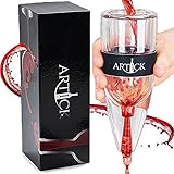 Wine Aerator Pourer Set Incl. Vacuum Bottle Stopper & Dual Blade Foil Cutter, Comes In Gift Box - FDA Approved - WIne Decanter Accessories Kit - Best Unisex Gifts For Adults - By Artick