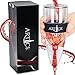Wine Aerator Pourer Set Incl. Vacuum Bottle Stopper & Dual Blade Foil Cutter, Comes In Gift Box - FDA Approved - WIne Decanter Accessories Kit - Best Unisex Gifts For Adults - By Artick