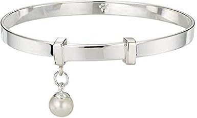 sterling silver christening bracelet