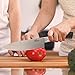 Tilevo Chef Knife - 8 Inch Carbon Steel Knife Sharp Blade & Balanced Comfortable Handle with Gift Case - Multipurpose Kitchen Knives for Chopping & Meat Cutting for Home and Restaurant