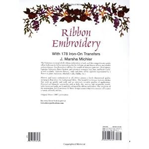 Ribbon Embroidery With 178 Iron-On Transfers (Dover Iron-On Transfer Patterns)