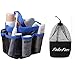 Quick Drying Mesh Caddy Organizer 8 Pockets Hanging Shower Toiletry Bag Makeup Cosmetic Storage Bag Bath Shampoo Shower Organizer Oxford Travel Gym Dorm Bathroom Pouch Case Washing Bag with Handles Blue