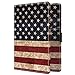 MoKo RFID Blocking Passport Holder Wallet, Multi-purpose Passport Cover Premium PU Leather Travel Wallet Case Cover - US Flag